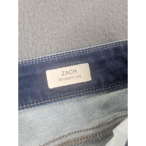 Mavi Jeans Mens 34x30 Blue Zach Straight Leg Athletic Denim Stretch Medium Wash - Picture 9 of 14